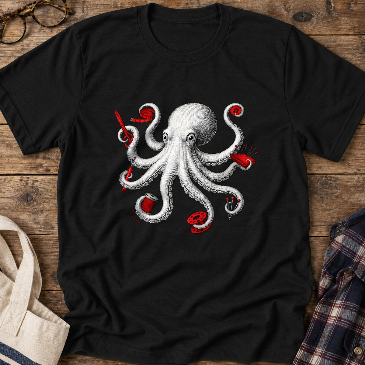 Thread Kraken T-Shirt in Black