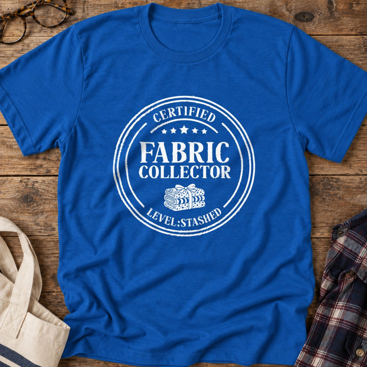 Certified Fabric Collector T-Shirt in Royal