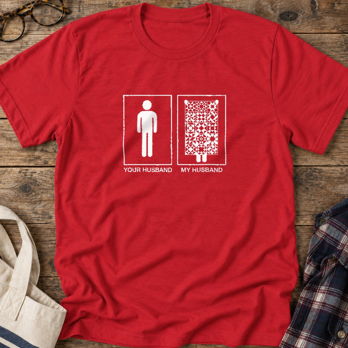 Quilt Companion T-Shirt in Red