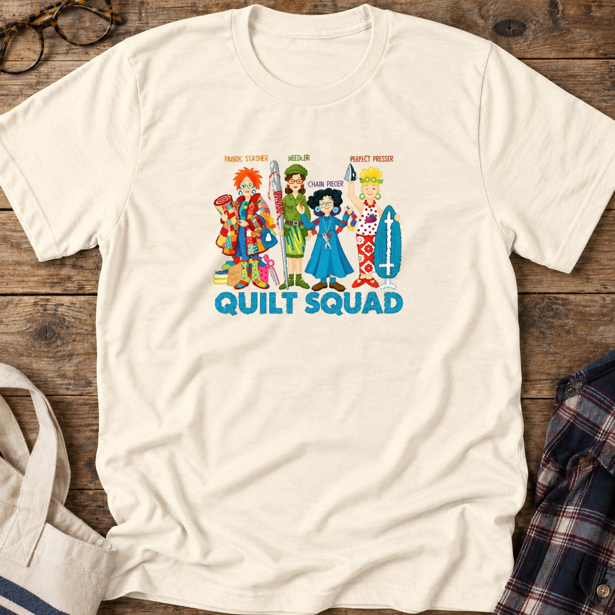 Quilt Squad T-Shirt in Natural